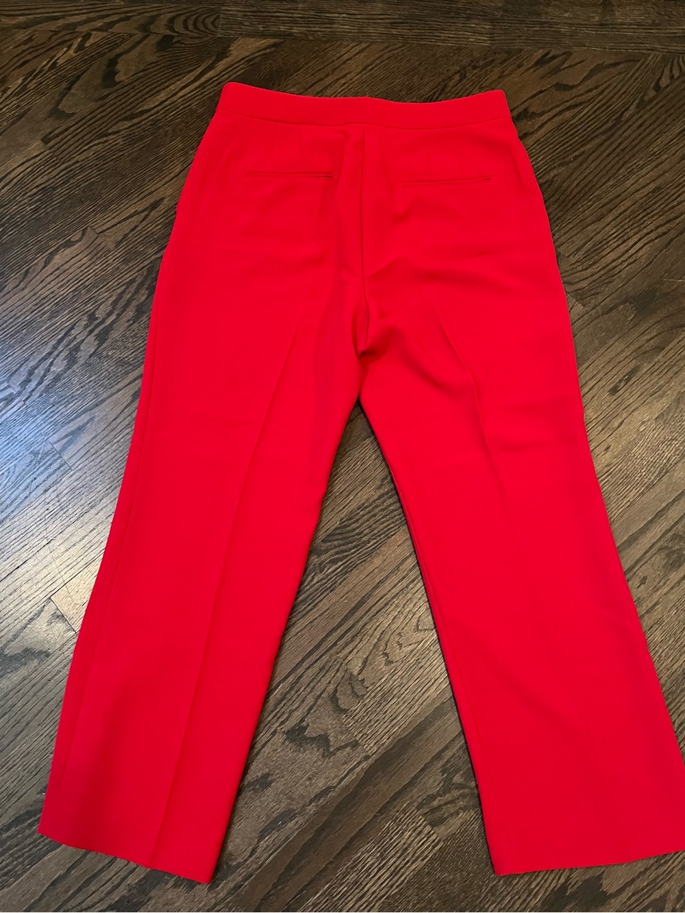 Ann Taylor Red Tailored Pants Wide leg high waist, Brand new w/ tag Size 14 - Picture 8 of 11